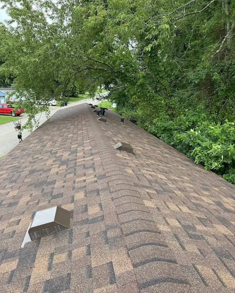 Close-up of Roof Replacement work by All American Home Improvement in Chandler